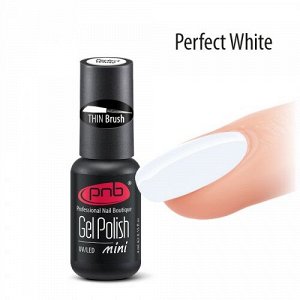 Гель-лак белый PNB mini Perfect White, 4 мл.