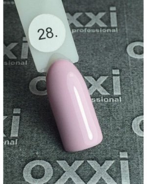 Гель-лак Oxxi №28 (светлый сиренево-розовый эмаль), 10 мл.