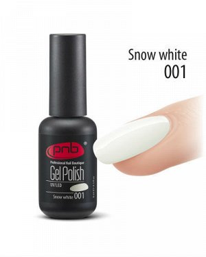 Гель-лак PNB Snow White 001, 8 мл.