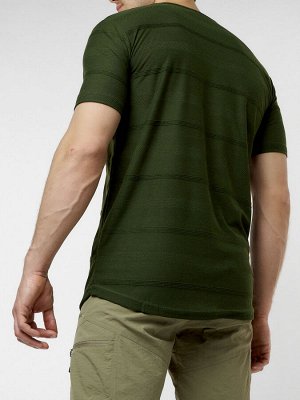 Мужская футболка однотонная хаки цвета 221488Kh