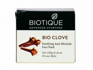 Bio Clove Purifying Anti Blemish Face Pack/Биотик Био Гвоздика Маска Против  Пигментных Пятен 75 гр