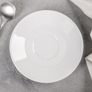 Блюдце «Бельё», d=11,5 см, цвет белый