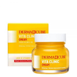 [FarmStay] Derma Cube Vita Clinic Serum - Витаминная сыворотка для сияния кожи, 50 мл