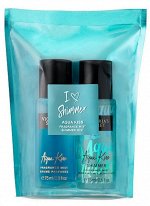 Подарочный набор I love shimmer Victoria Secret aqua kiss fragrance mist