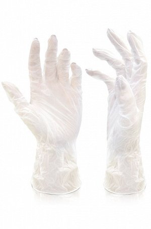 Универсальные виниловые перчатки 10 шт. Dora