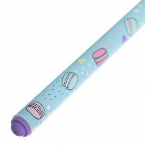 Ручка шариковая HappyWrite "My Sweet.Mакаруны", 0,5 мм, синие чернила