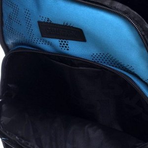 Рюкзак молодежный, Grizzly RU-130, 45x32x23 см, эргономичная спинка, отделение для ноутбука, джинсовый