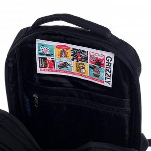 Рюкзак молодежный, Grizzly RD-044, 39x26x17 см, эргономичная спинка, отделение для ноутбука