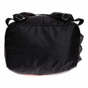 Рюкзак молодежный Calligrata с мягкой спинкой 40х26х15 см дев «Кеды», цвет чёрный