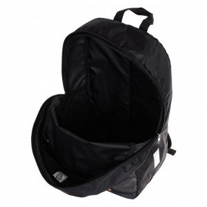 Рюкзак молодежный Calligrata с мягкой спинкой 40х26х15 см дев «Кеды», цвет чёрный