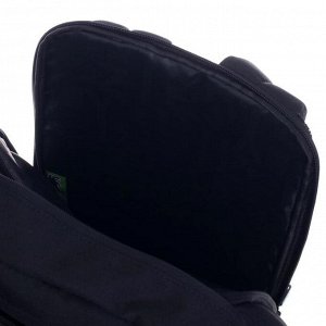 Рюкзак молодежный, Grizzly RU-134, 41.5x29x18 см, эргономичная спинка, отделение для ноутбука, чёрный
