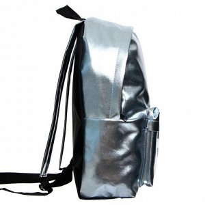 Рюкзак молодёжный Сalligrata "Авокадо" + пенал - косметичка, 38 х 30 х 11 см, голография
