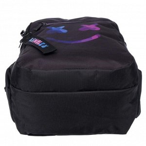 Рюкзак молодежный, Hatber, Basic, 41x30х15 см, Smile