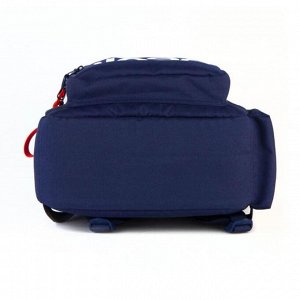Рюкзак молодёжный, NASA 949, 44 х 29.5 х 15 см, эргономичная спинка, City, синий