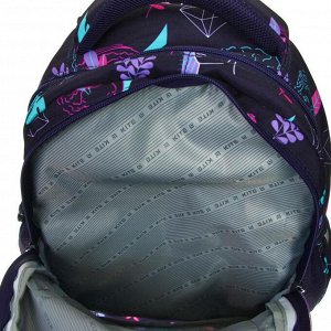 Рюкзак школьный, Kite 8001, 40 х 29 х 17 см, эргономичная спинка, фиолетовый
