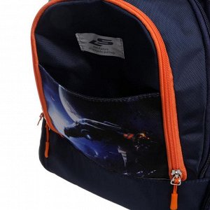 Рюкзак молодёжный, Luris «Флай», 41 х 28 х 20 см, эргономичная спинка, «Космос»