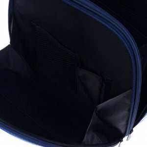 Рюкзак каркасный, Stavia, 38 х 30 х 16 см, для девочки, эргономичная спинка, "Джинс"