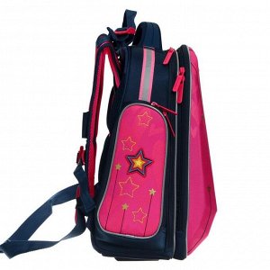 Рюкзак каркасный, Hummingbird TK, 37 х 26 х 18 см, 3D нашивка, «Девочка»