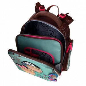 Рюкзак каркасный, Hummingbird TK, 37 х 26 х 18 см, 3D нашивка, «Совы»