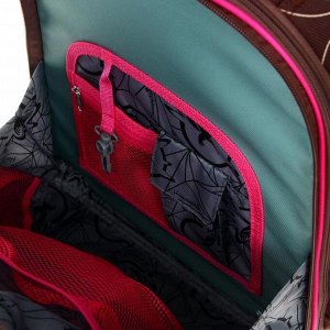 Рюкзак каркасный, Hummingbird TK, 37 х 26 х 18 см, 3D нашивка, «Совы»