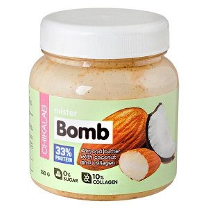 Паста CHIKALAB MISTER BOMB миндальная с кокосом 250 г