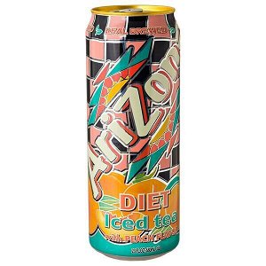 Напиток ARIZONA Iced Tea Diet with Peach Flavor 680 мл Ж/Б