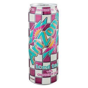 Напиток ARIZONA Iced Tea with Cranberry Juice 680 мл Ж/Б