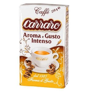 Кофе CARRARO AROMA E GUSTO INTENSO 250 г молотый