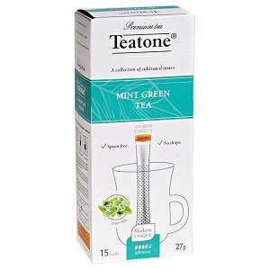 Чай TEATONE 'MINT GREEN' 15 стиков