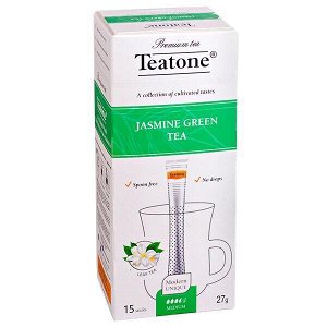 Чай TEATONE 'JASMINE GREEN' 15 стиков