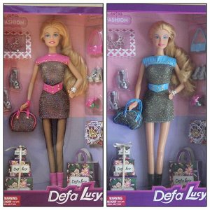 Кукла Defa Lucy Модная девушка 29см 2 вида в наборе с аксессуарами72