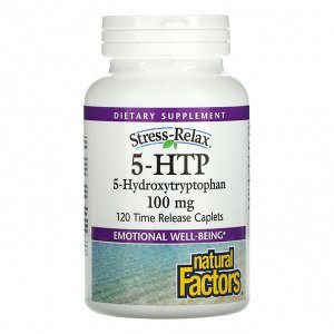 Natural Factors, 5-HTP, 100 mg , 120 Time Release Caplets