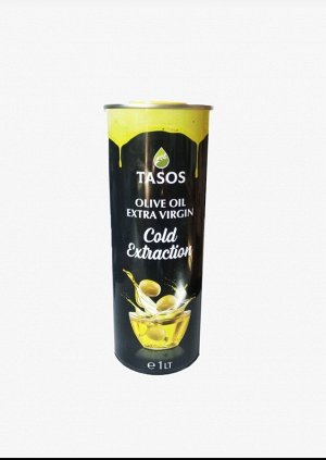 Масло оливковое TASOS Extra Virgin Olive Oil organik black