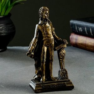 Статуэтка "Моцарт" состаренная латунь, 15х8х5 см