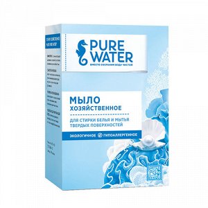 Хозяйственное мыло Pure Water для стирки белья и мытья твердых поверхностей  175 г