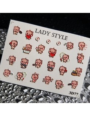 Слайдер дизайн 3D-77 Lady Style