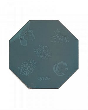 Плитка для стемпинга металл QA26