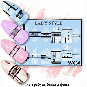 Слайдер дизайн W30 белый Lady Style