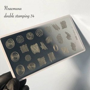 Пластина для стемпинга №34 Double Stamping