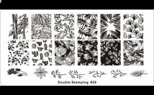 Пластина для стемпинга №28 Double Stamping