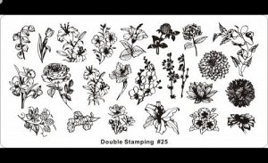 Пластина для стемпинга №25 Double Stamping