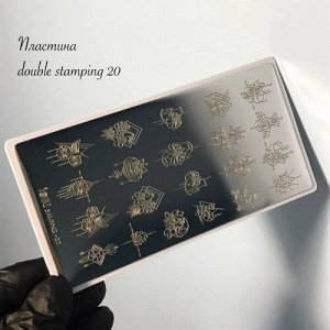 Пластина для стемпинга №20 Double Stamping