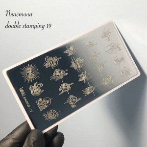 Пластина для стемпинга №19 Double Stamping