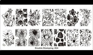 Пластина для стемпинга №24 Double Stamping