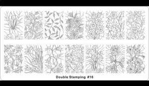 Пластина для стемпинга №16 Double Stamping