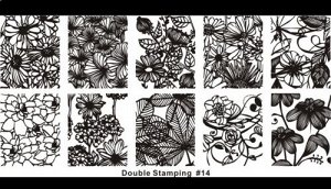 Пластина для стемпинга №14 Double Stamping