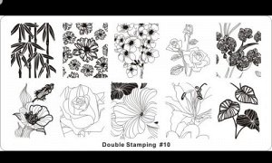 Пластина для стемпинга №10 Double Stamping