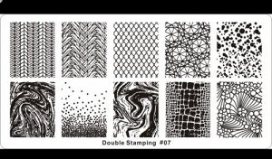 Пластина для стемпинга №7 Double Stamping