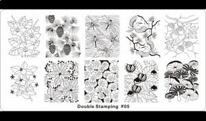 Пластина для стемпинга №5 Double Stamping