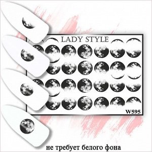 Слайдер дизайн W595 черный Lady Style